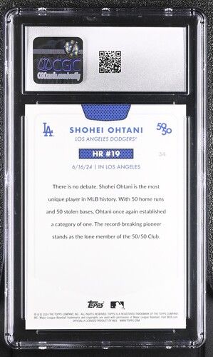CGC 10 - 2024 Topps 50/50 #34 Shohei Ohtani [6171581257]
