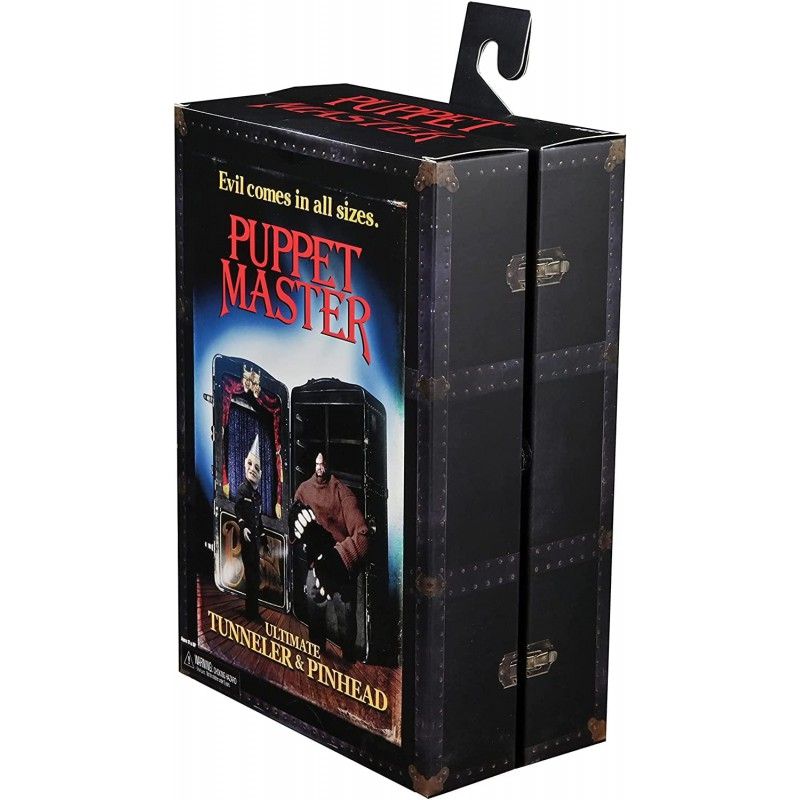 NECA - Reel Toys - Puppet Master - Ultimate Tunneler &amp; Pinhead Action Figure Bundle