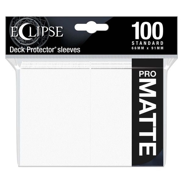 Ultra Pro: Eclipse Matte Standard Sleeves: Arctic White (100 count)