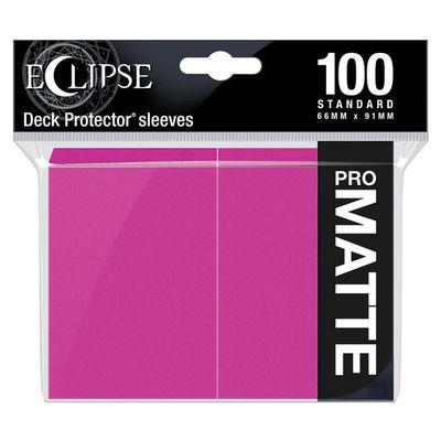 Ultra Pro: Eclipse Matte Standard Sleeves: Hot Pink (100 count)