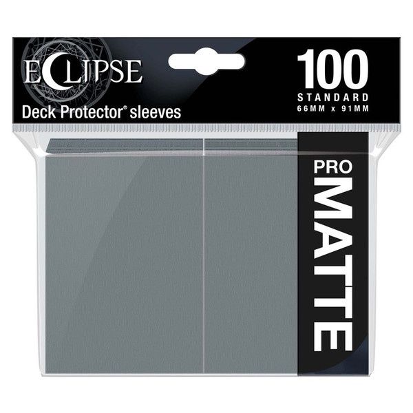 Ultra Pro: Eclipse Matte Standard Sleeves: Smoke Grey (100 count)