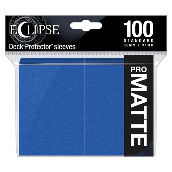 Ultra Pro: Eclipse Matte Standard Sleeves: Pacific Blue (100 count)