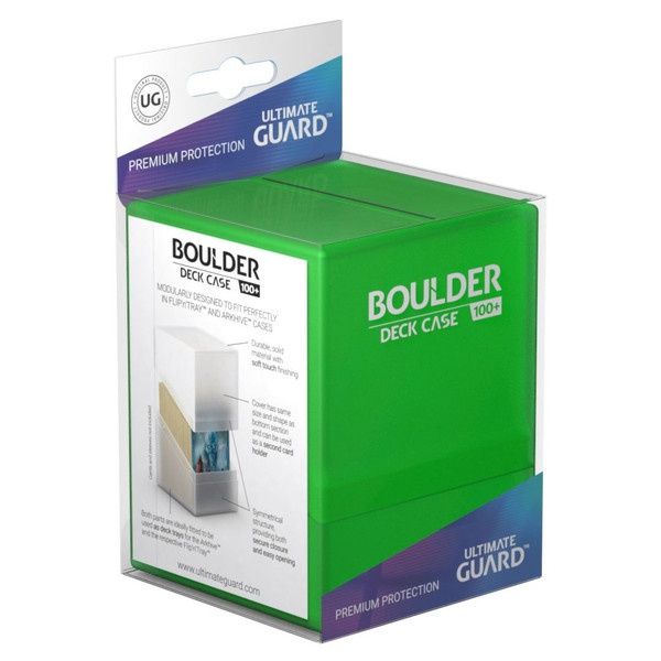 Ultimate Guard: Boulder 100+ Deck Box: Emerald