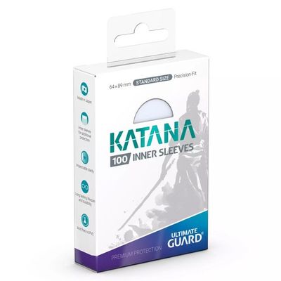 Ultimate Guard: Katana Sleeves: Standard: Inner Sleeves Perfect Fit (100 count)
