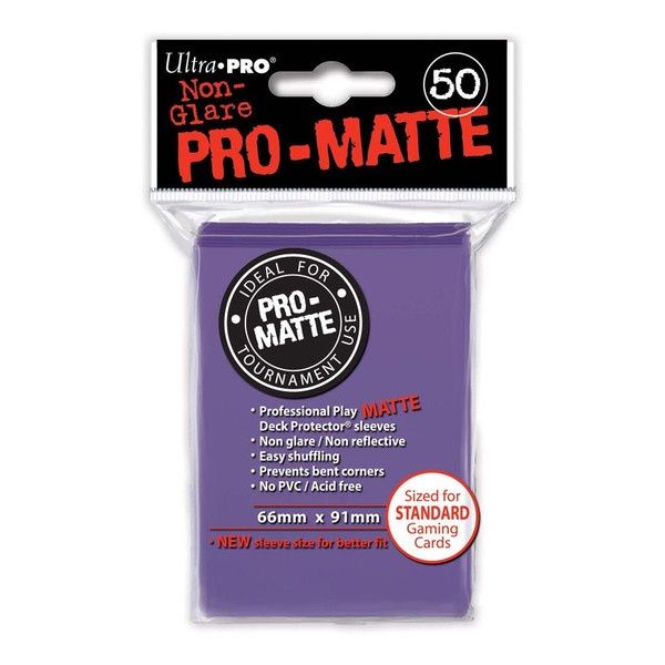 Ultra Pro: Pro Matte Standard Sleeves: Purple (50 count)