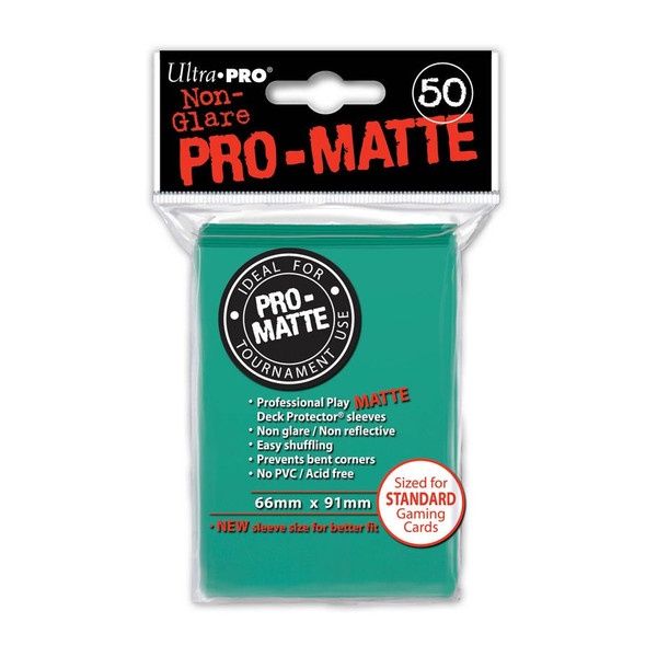 Ultra Pro: Pro Matte Standard Sleeves: Aqua (50 count)