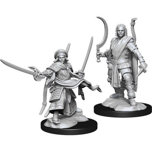 D&amp;D: Nolzur&#39;s Marvelous Miniatures: Human Rangers Wave 13 (Unpainted)