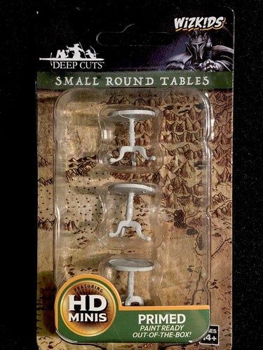 WizKids Deep Cuts Minis: Small Round Tables (Unpainted)