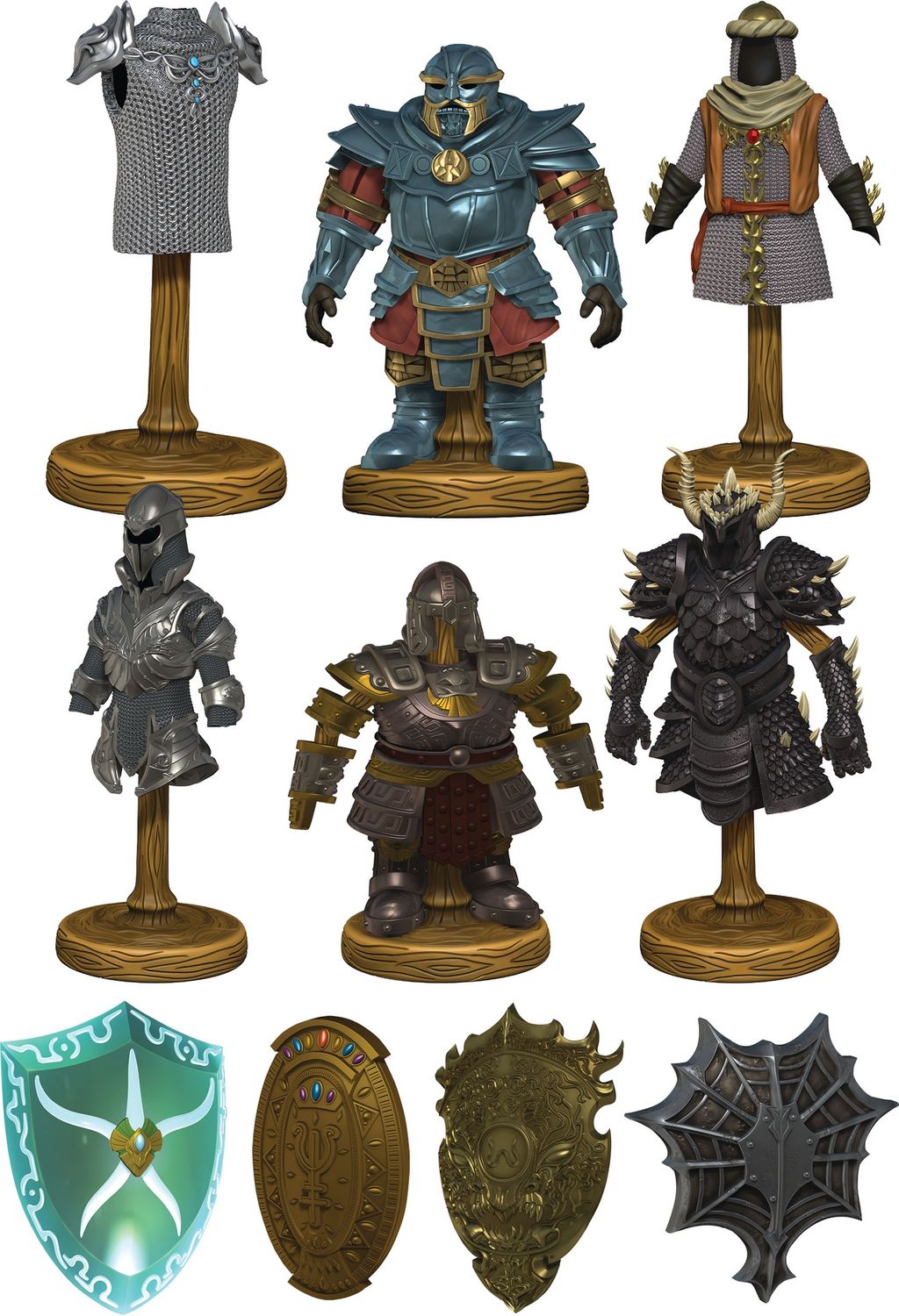 D&amp;D: Icons of the Realms: Magic Armor Tokens