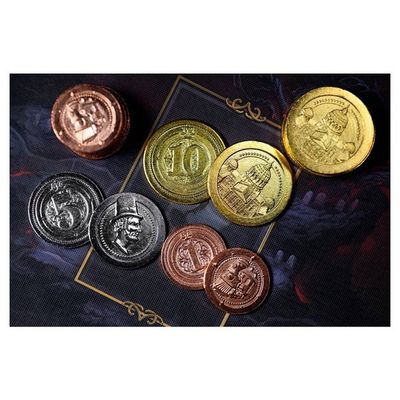 50 Metal Industrial Coin Board Game Upgrade Set