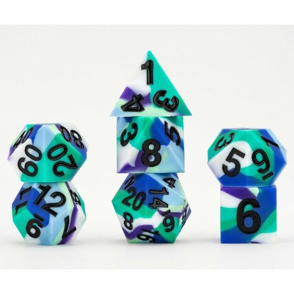 Gaymers Pride: 7-Set Sharp Edge Silicone Rubber: 16mm: Pride: Gay Men Flag