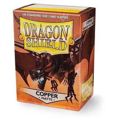 Dragon Shield: Matte Standard Sleeves: Copper (100 count)