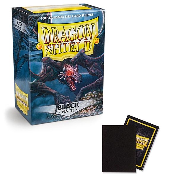 Dragon Shield: Matte Standard Sleeves: Black (100 count)