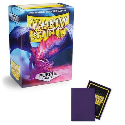 Dragon Shield: Matte Standard Sleeves: Purple (100 count)
