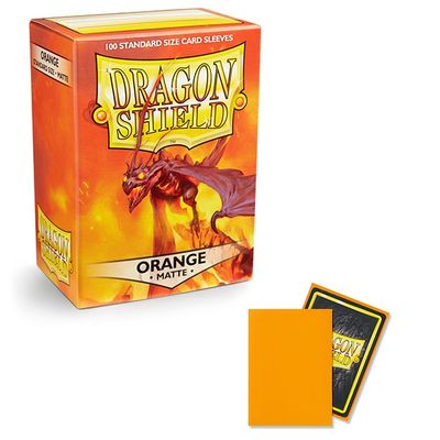 Dragon Shield: Matte Standard Sleeves: Orange (100 count)