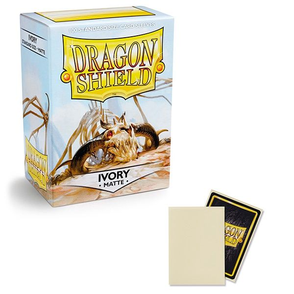Dragon Shield: Matte Standard Sleeves: Ivory (100 count)