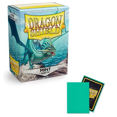Dragon Shield: Matte Standard Sleeves: Mint (100 count)