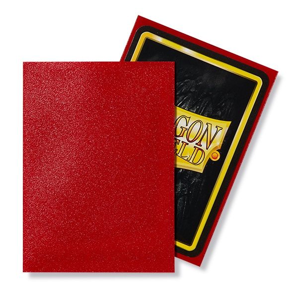 Dragon Shield: Matte Standard Sleeves: Ruby (100 count)