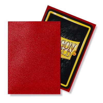 Dragon Shield: Matte Standard Sleeves: Ruby (100 count)