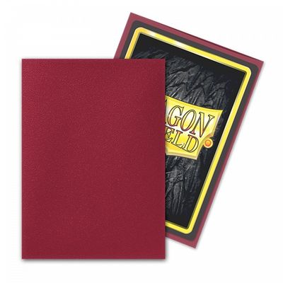 Dragon Shield: Matte Standard Sleeves: Blood Red (100 count)