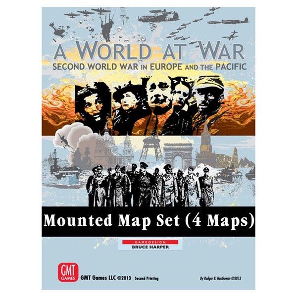 A World At War: Mounted Map Set