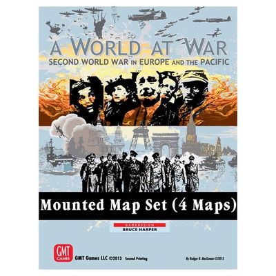 A World At War: Mounted Map Set