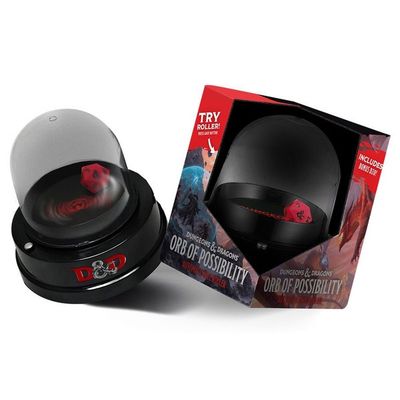 D&amp;D: Orb of Possibility Dice Roller with Silicone d20