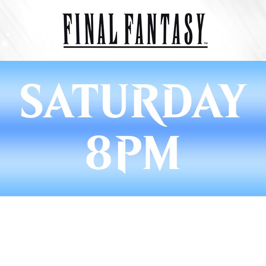 FIN Prerelease: Saturday 6/7 8pm