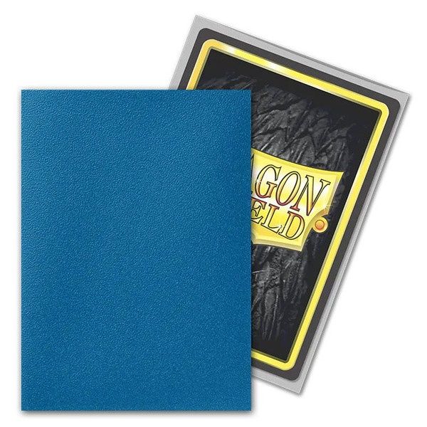 Dragon Shield: Dual Matte Standard Sleeves: 25th Anniversary Blue &amp; Silver (100)