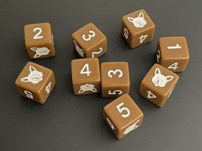 d6 Cowboy Bebop TTRPG: Ein (9)