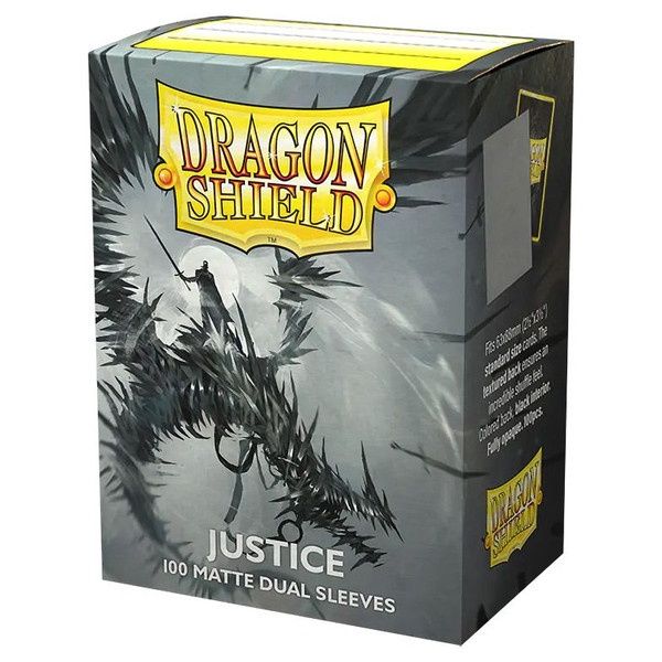 Dragon Shield: Dual Matte Standard Sleeves: Justice (100 count)