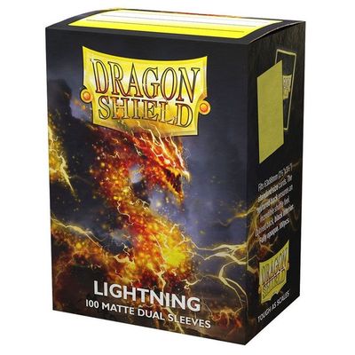 Dragon Shield: Dual Matte Standard Sleeves: Lightning (100 count)
