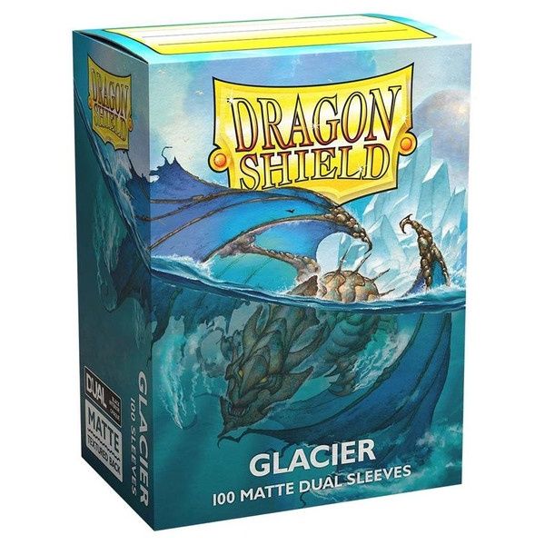 Dragon Shield: Dual Matte Standard Sleeves: Glacier (100 count)
