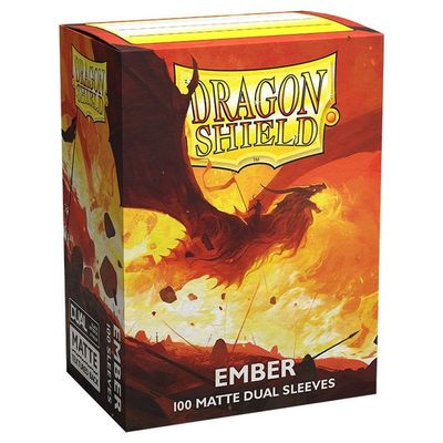 Dragon Shield: Dual Matte Standard Sleeves: Ember (100 count)