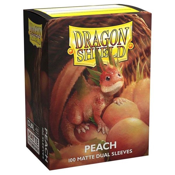 Dragon Shield: Dual Matte Standard Sleeves: Peach (100 count)