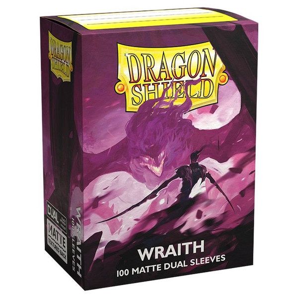 Dragon Shield: Dual Matte Standard Sleeves: Wraith (100 count)