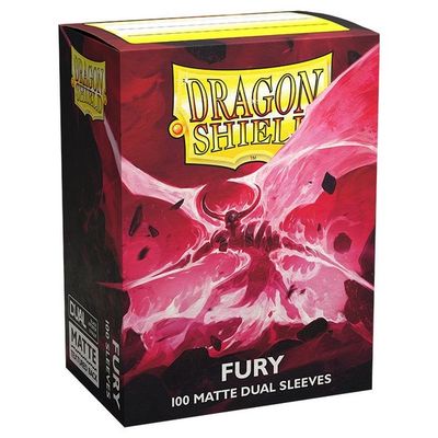 Dragon Shield: Dual Matte Standard Sleeves: Fury (100 count)