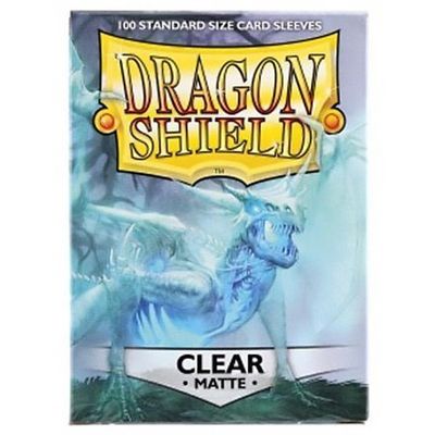 Dragon Shield: Matte Standard Sleeves: Clear (100 count)