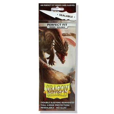 Dragon Shield: Perfect Fit Standard Sleeves: Smoke Sealable (100 count)
