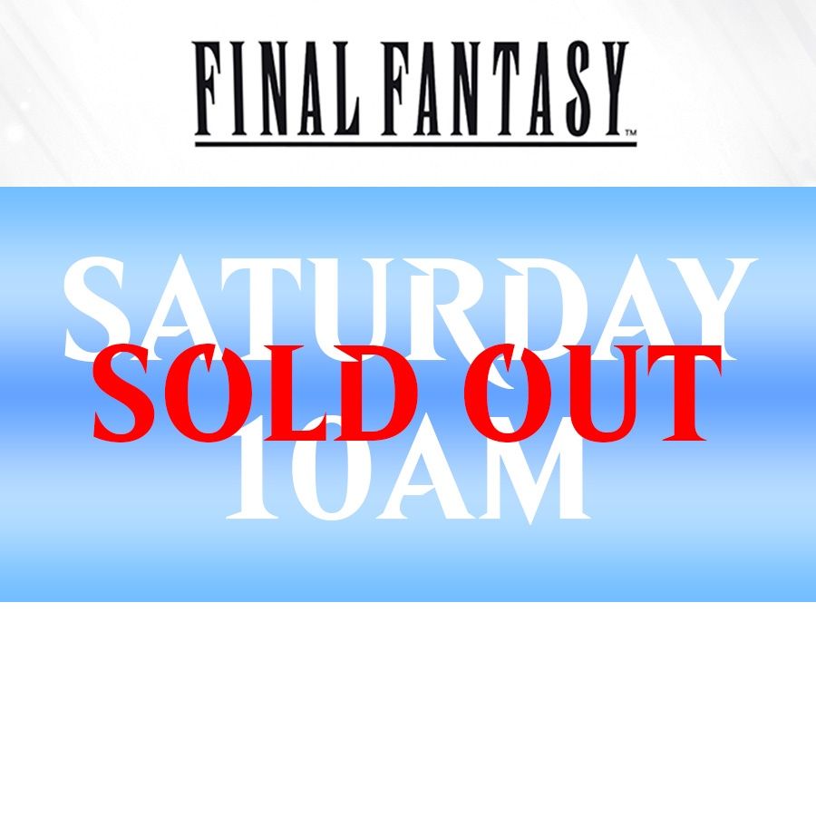 SOLD OUT: FIN Prerelease: Saturday 6/7 10am