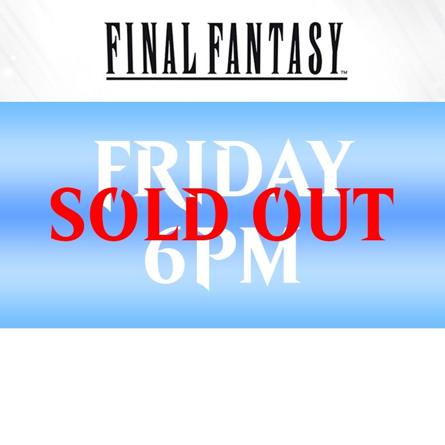 SOLD OUT: FIN Prerelease: Friday 6/6 6pm