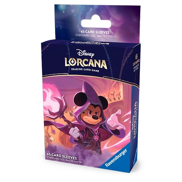 Disney Lorcana: Reign of Jafar: Sleeves (65 count), Sleeve: Mickey Mouse Wayward Sorcerer
