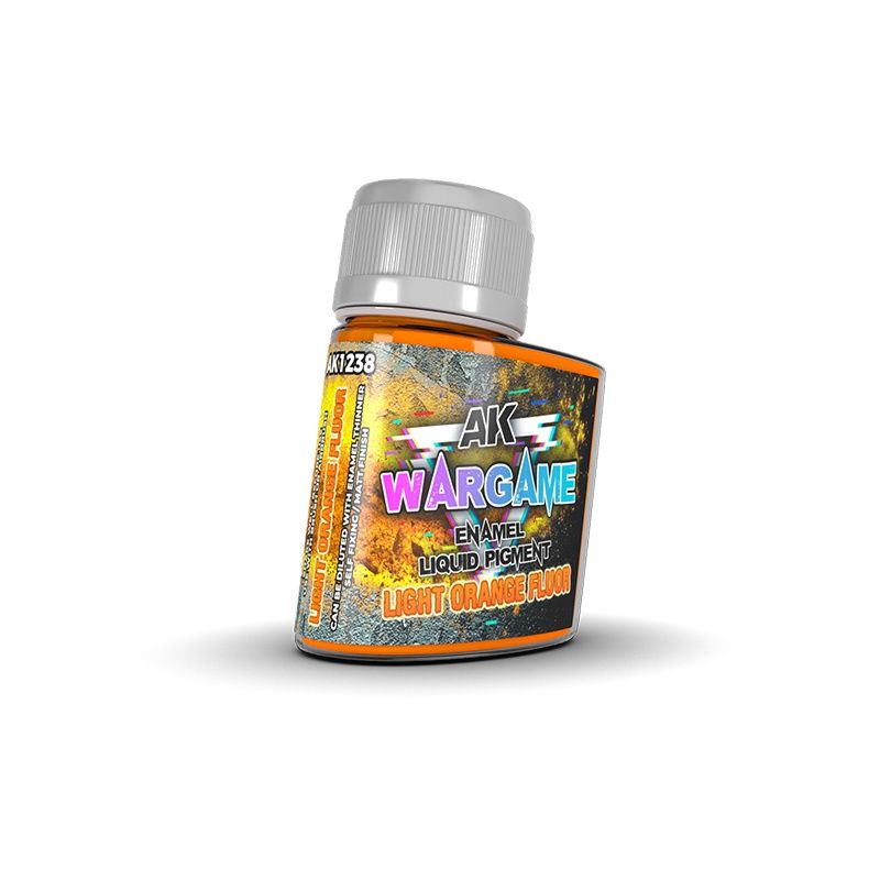 NEED BC AK Interactive: Light Orange Fluorescent Liquid Pigment Enamel (35ml)