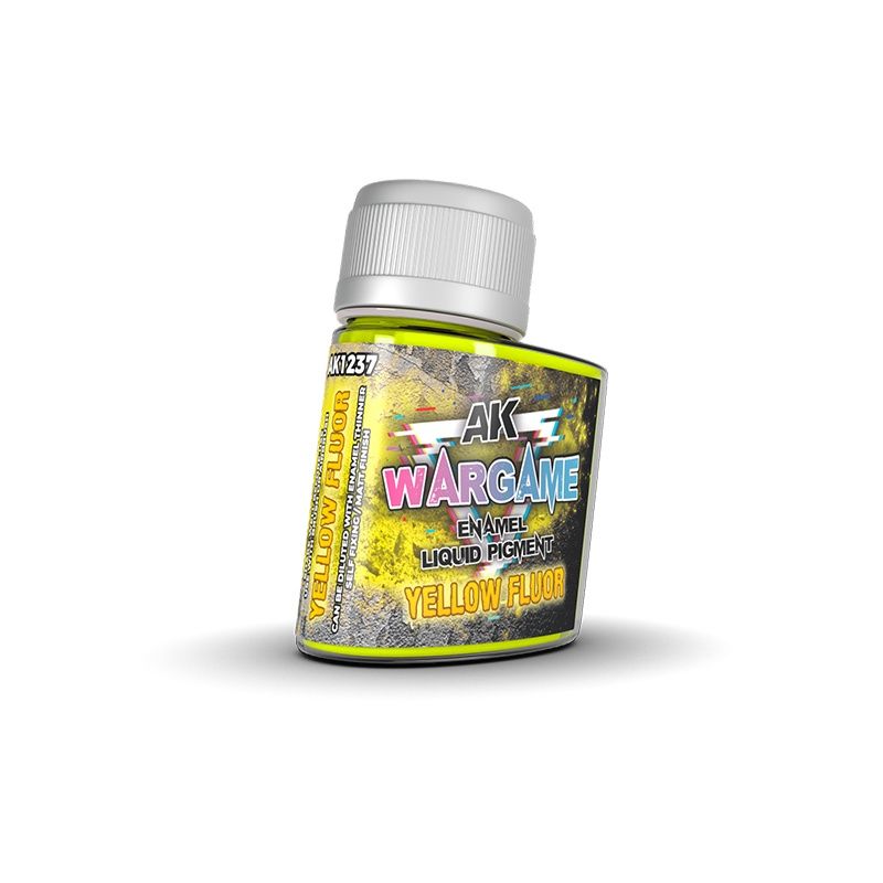 AK Interactive: Yellow Fluorescent Liquid Pigment Enamel (35ml)