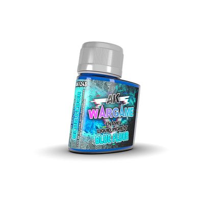 AK Interactive: Blue Fluorescent Liquid Pigment Enamel (35ml)