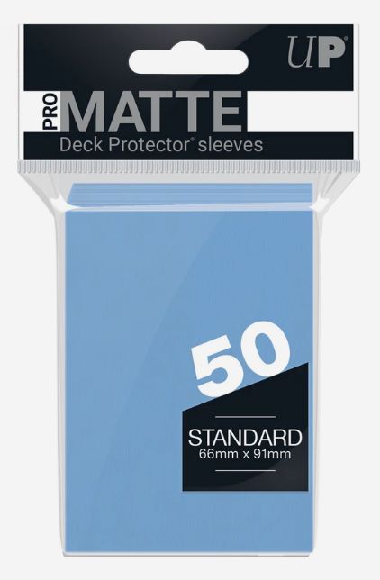 Ultra Pro: Pro Matte Standard Sleeves: Light Blue (50 count)