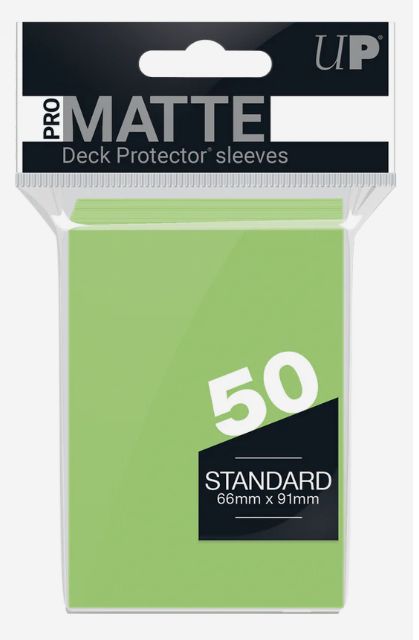 Ultra Pro: Pro Matte: Standard Sleeves: Lime Green Sleeves (50 count)