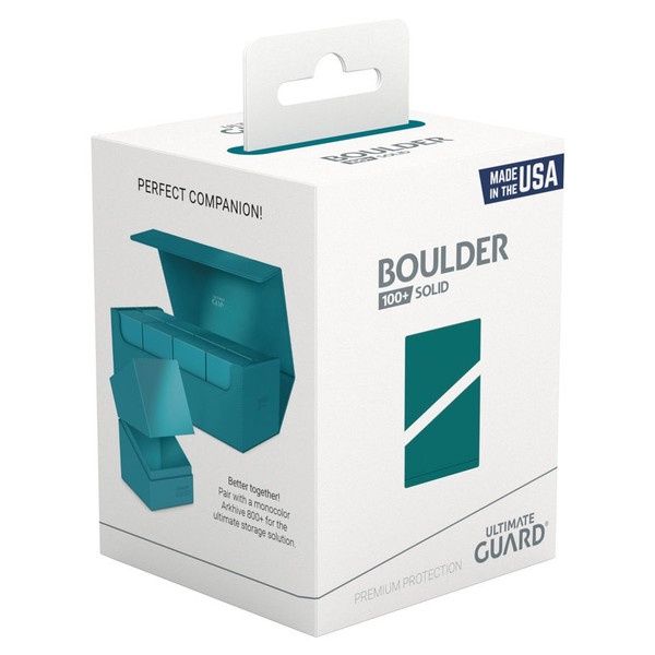 Ultimate Guard: Boulder 100+ Deck Box: Solid: Petrol