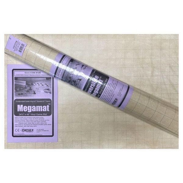 RPG Reversible Battlemat Megamat 1&quot; Hex &amp; Square 34.5&quot; x 48&quot; CHX97246