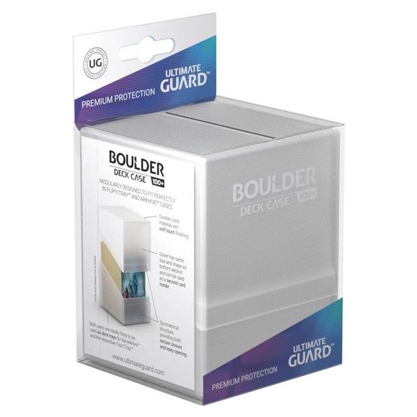 Ultimate Guard: Boulder 100+ Deck Box: Frosted